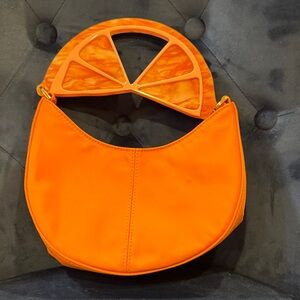 Edie Parker Bold Orange Bag